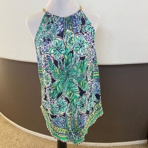 Lilt Pulitzer Chain Halter Tank Large